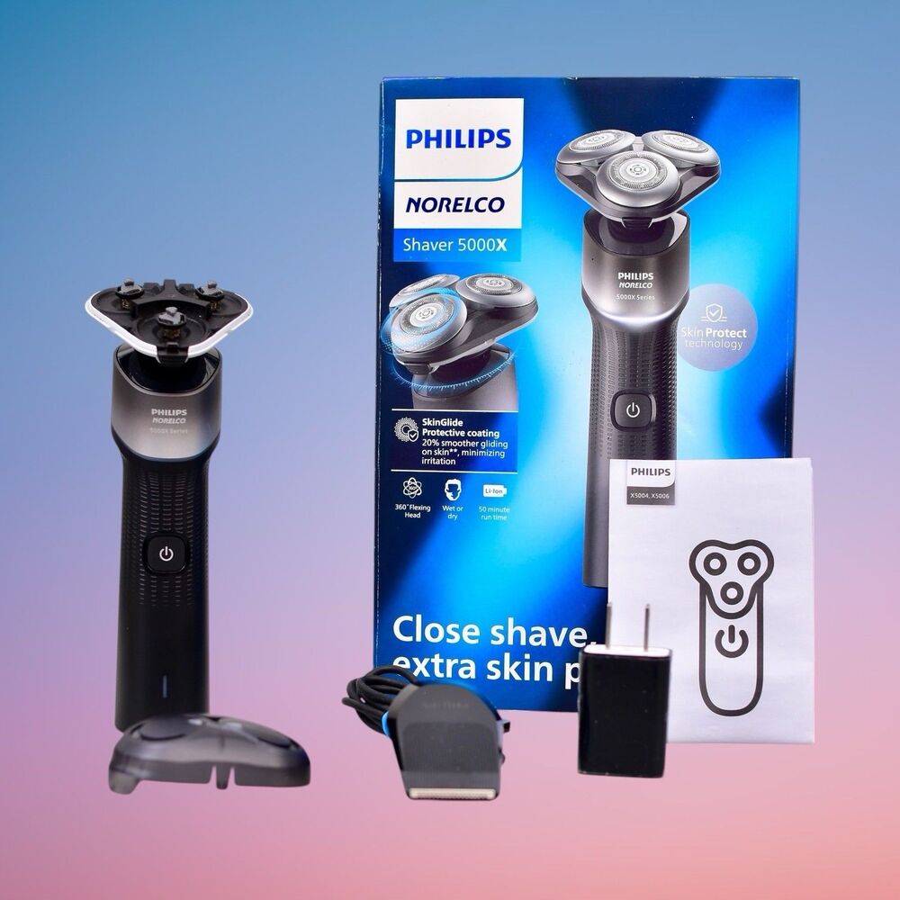 Norelco X5000/84 Rechargeable  Philips Men's Facial Shaver  missing head